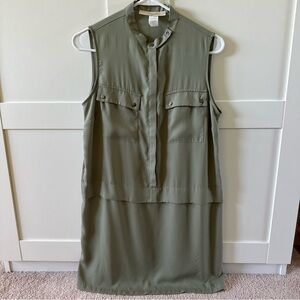 Green Breezy Tank Dress